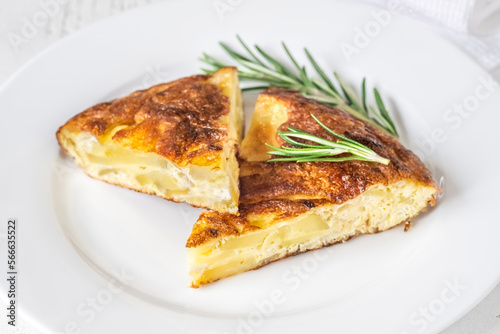 Spanish tortilla omelette