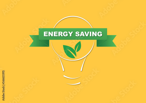 ENERGY SAVING Idea lamp icon. Line, glyph and filled outline colorful version, abstract light bulb outline and filled vector sign. Symbol, logo illustration. . Vector graphics
