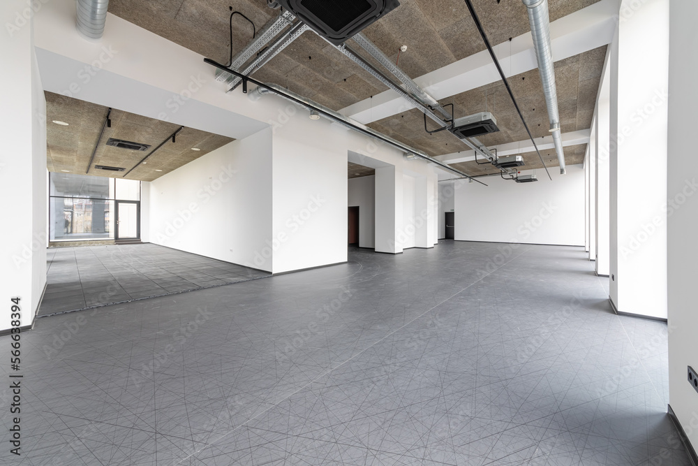 Modern empty business space. Brand new office. Modern empty business space. Brand new office.