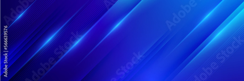 Modern abstract dark blue banner with light multiply and shiny effect vector illustration. Suit for business, corporate, banner, backdrop and much more