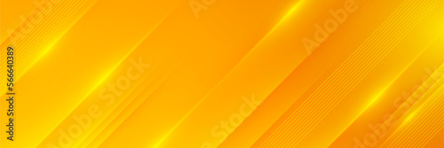 Yellow abstract background banner