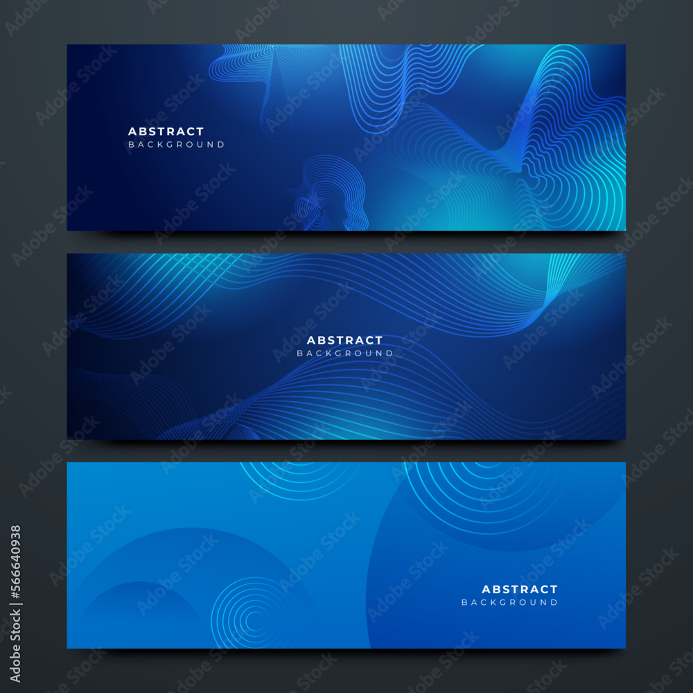 Colorful geometric background. Blue elements with fluid gradient and dark black texture pattern. Dynamic shapes composition. Vector illustration