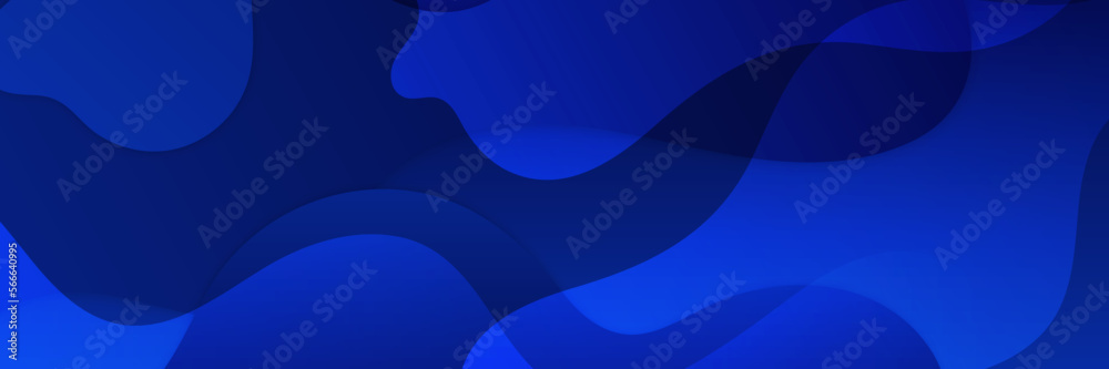 Blue banner. Dark blue abstract background geometry shine and layer element vector for presentation design. Vector design for business, corporate, institution, party, festive, seminar, and talks
