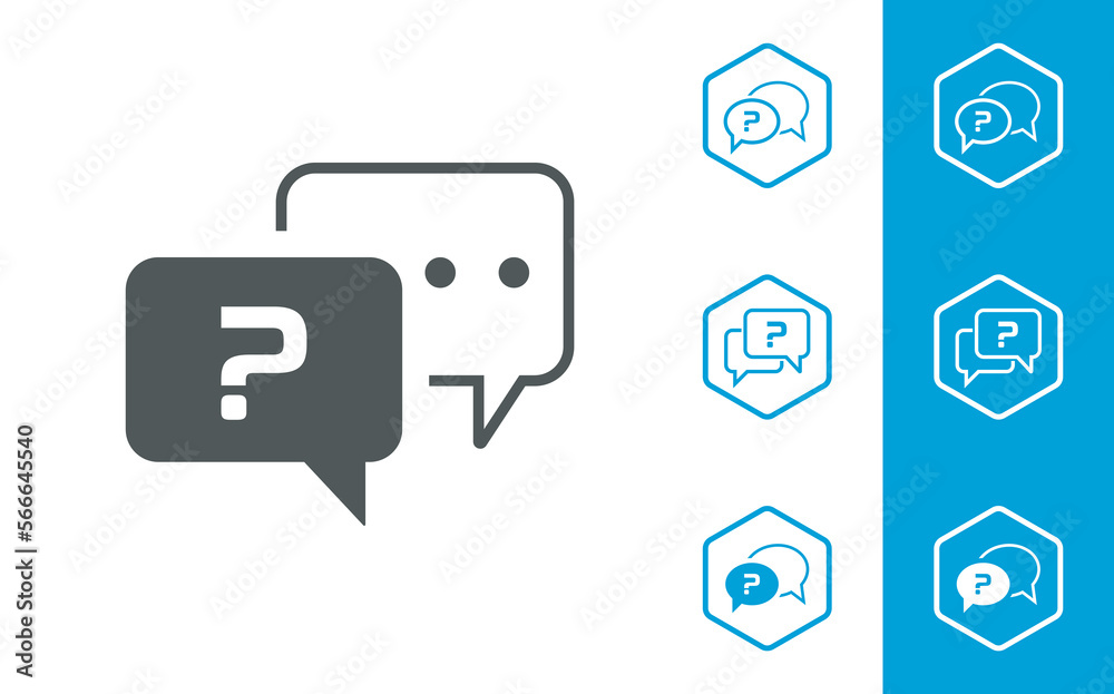 Question Mark icon are designed in a simple, trendy flat style.Question mark sign icon in 4 styles in vector illustration Question Mark icon are designed in a simple, trendy flat style.Question mark sign icon in 4 styles in vector illustration