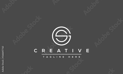 SG Letter Logo Design. Creative Modern S G Letters icon vector Illustration.
