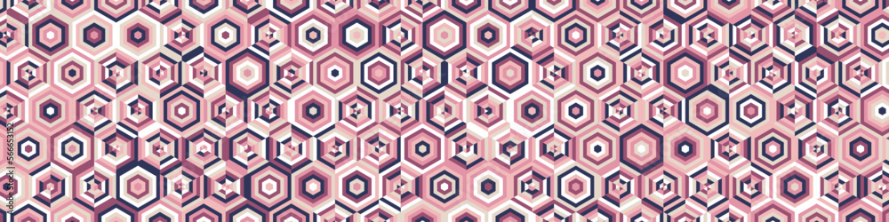 Hexagonal Maze pattern abstract illustration Hexagonal Maze pattern abstract illustration
