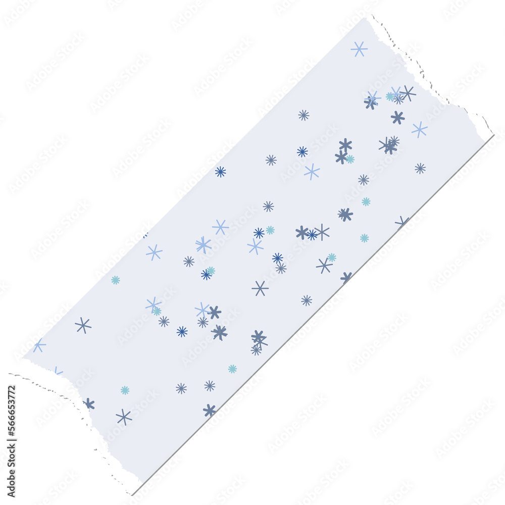 winter new year christmas paper sticky tape