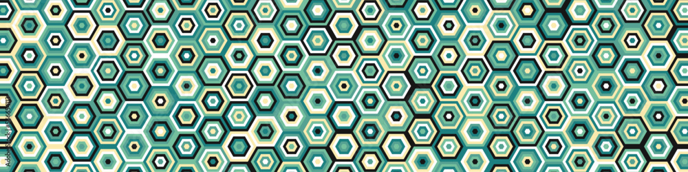 Hexagonal Maze pattern abstract illustration Hexagonal Maze pattern abstract illustration