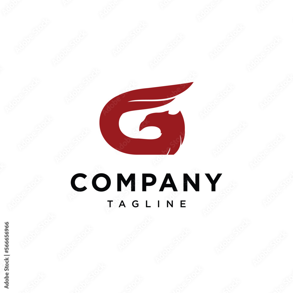 Letter G and Eagle patriot logo vector template Letter G and Eagle patriot logo vector template