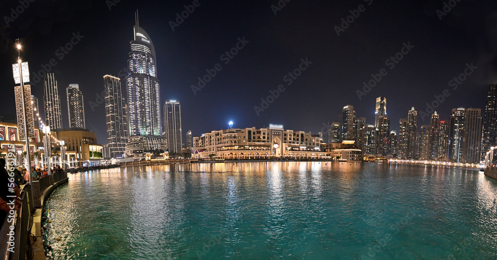 Obraz premium Burj Khalifa Water