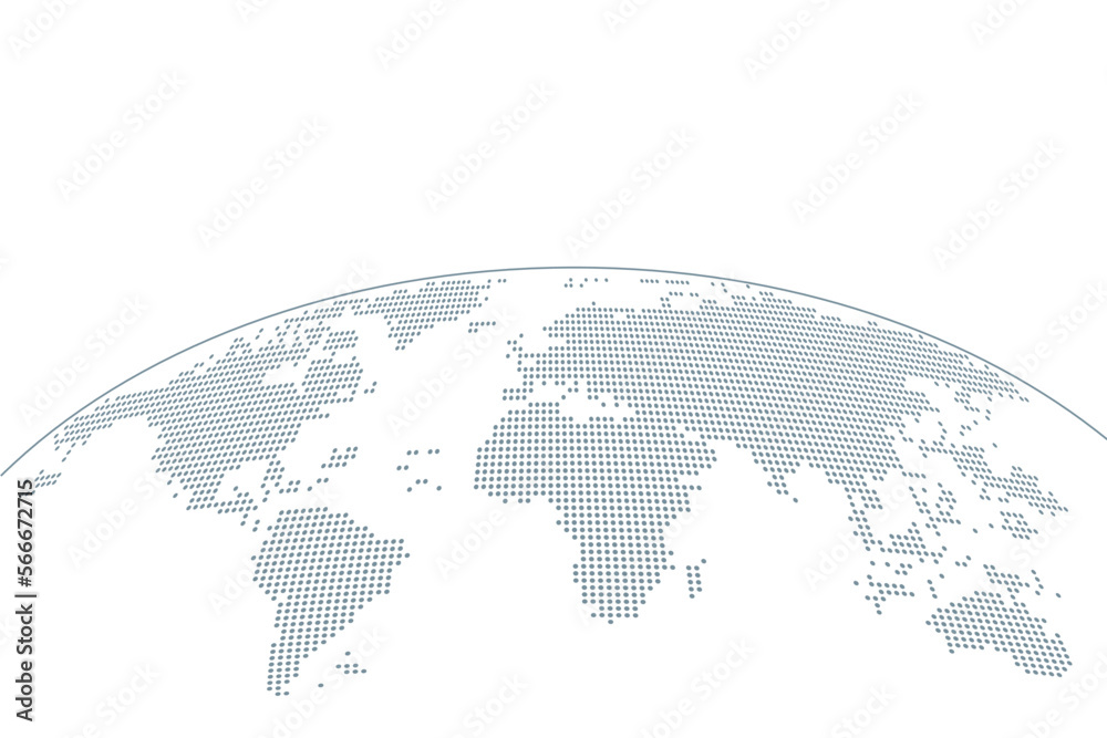 map of the world gray vector design