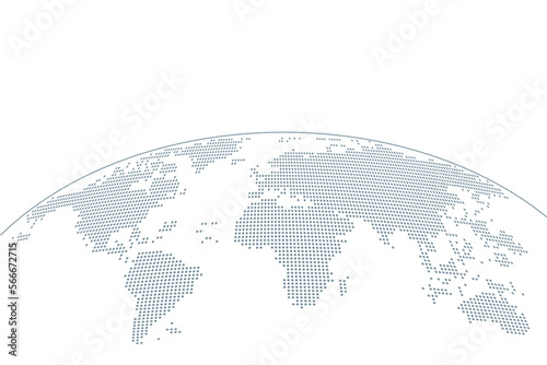 map of the world gray vector design