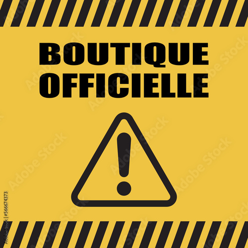 Logo boutique officielle.