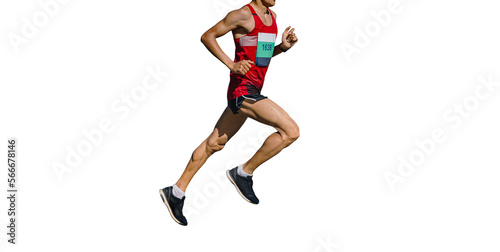 male athlete runner running race
