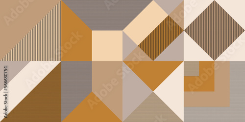 Trendy minimalist abstract geo seamless pattern 