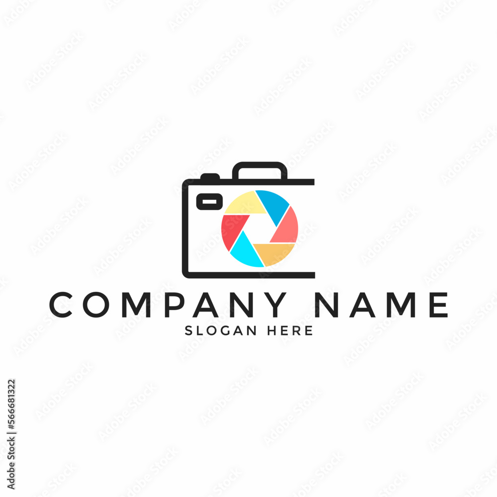 Shutter Photography Logo Design Template Vector Icon; Shutter Photography Logo Design Template Vector Icon;