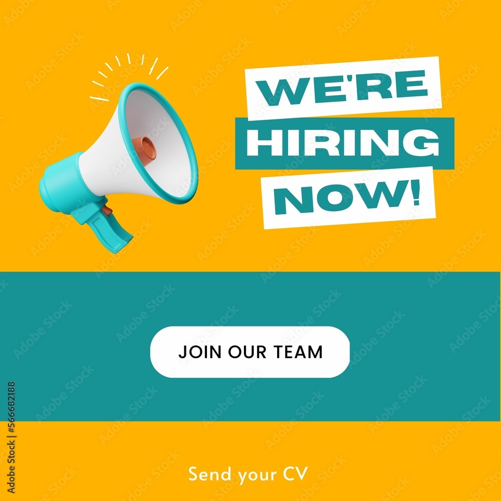We are hiring, join our team illustration. 