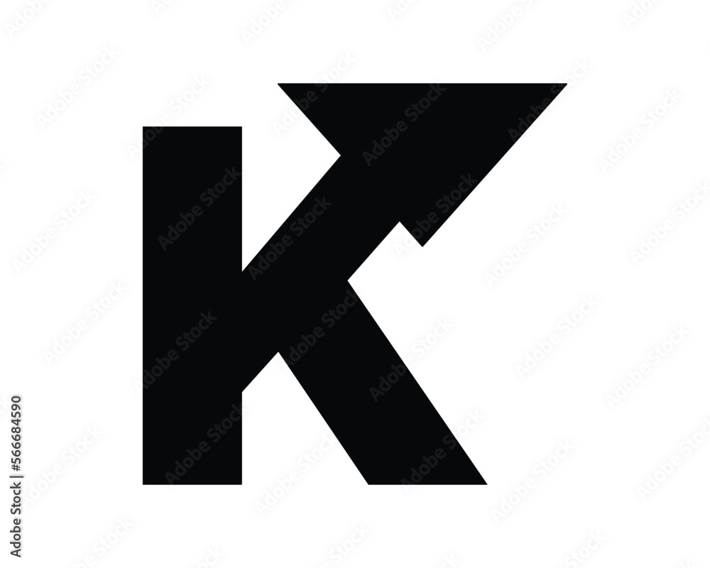 K letter vector element creative design template element K letter vector element creative design template element