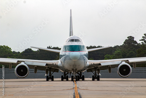 airplane on the ground