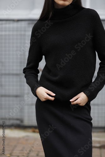 woman in dress