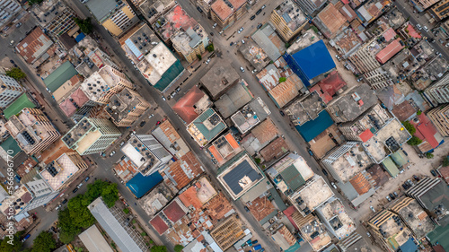 aerial view of the haven of peace, city of Dar es Salaam