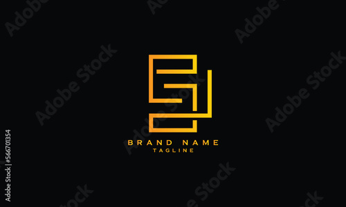 EAD, AED, Abstract initial monogram letter alphabet logo design