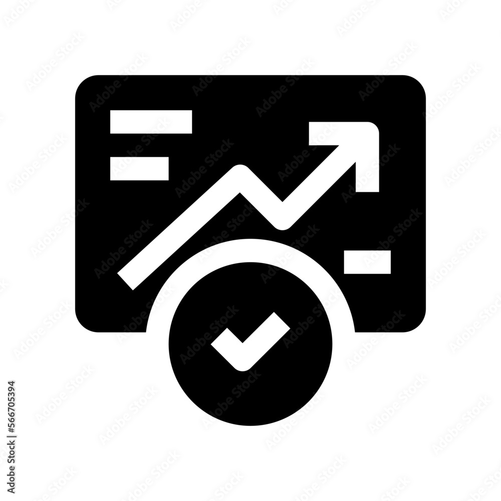 analytics icon for your website, mobile, presentation, and logo design.