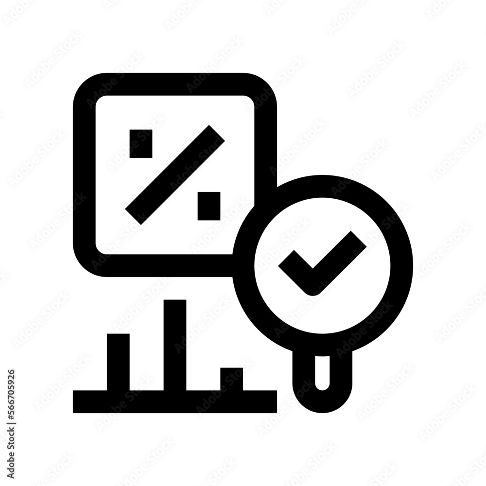 percent research icon for your website, mobile, presentation, and logo design. percent research icon for your website, mobile, presentation, and logo design.