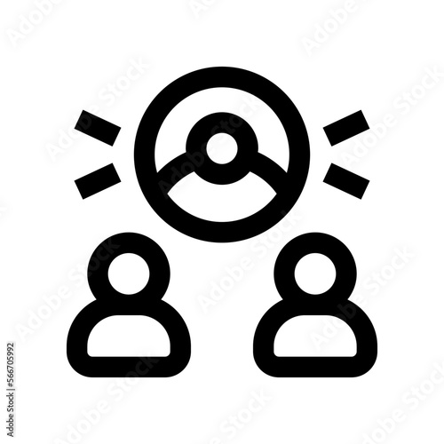 segmentation icon for your website, mobile, presentation, and logo design.