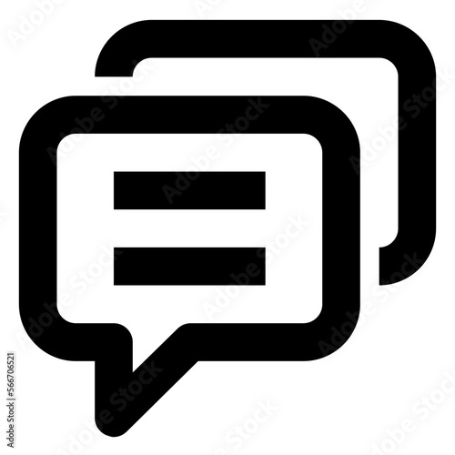 Debate line icon