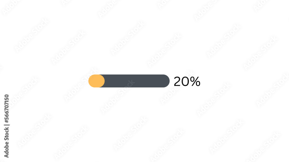 20 % Progress bar 20 % Progress bar