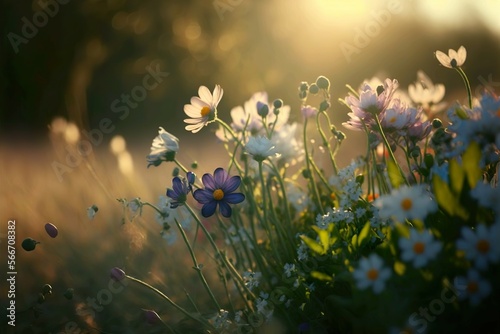 A field of flowers