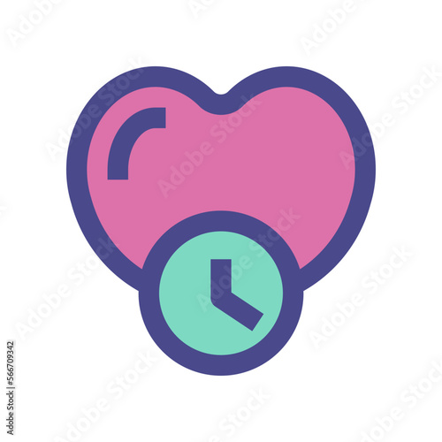 love time icon for your website, mobile, presentation, and logo design.