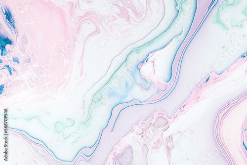 Pastel marble background. Liquid marble texture. © StylishDesignStudio