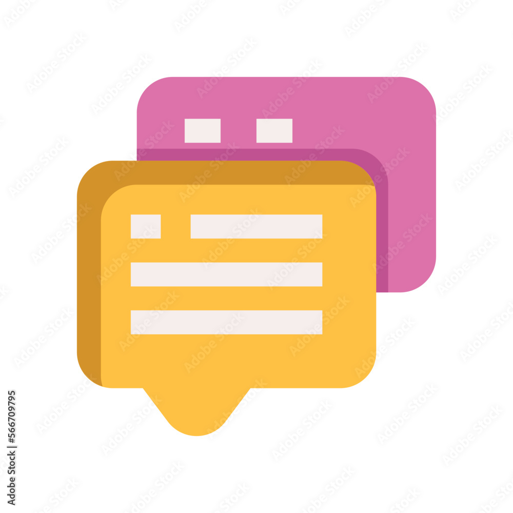 chat icon for your website, mobile, presentation, and logo design.