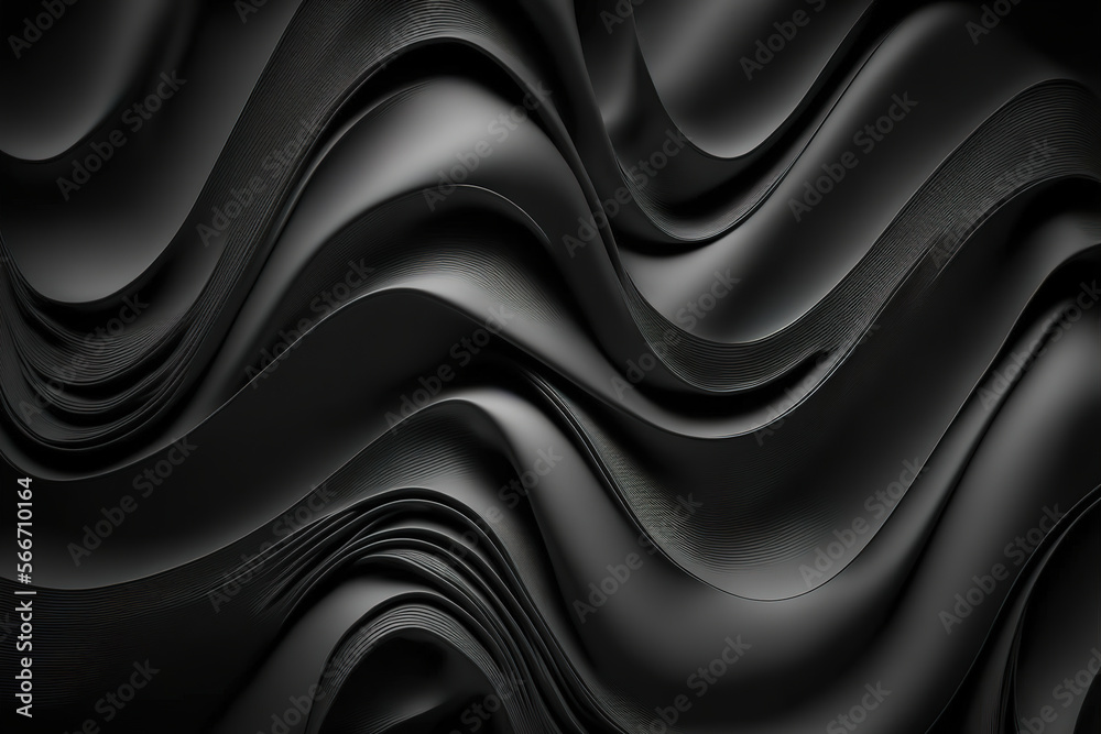 Obraz premium black silk background. Generative Ai