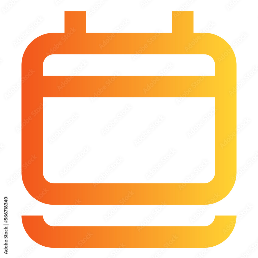 Calendar gradient icon Calendar gradient icon