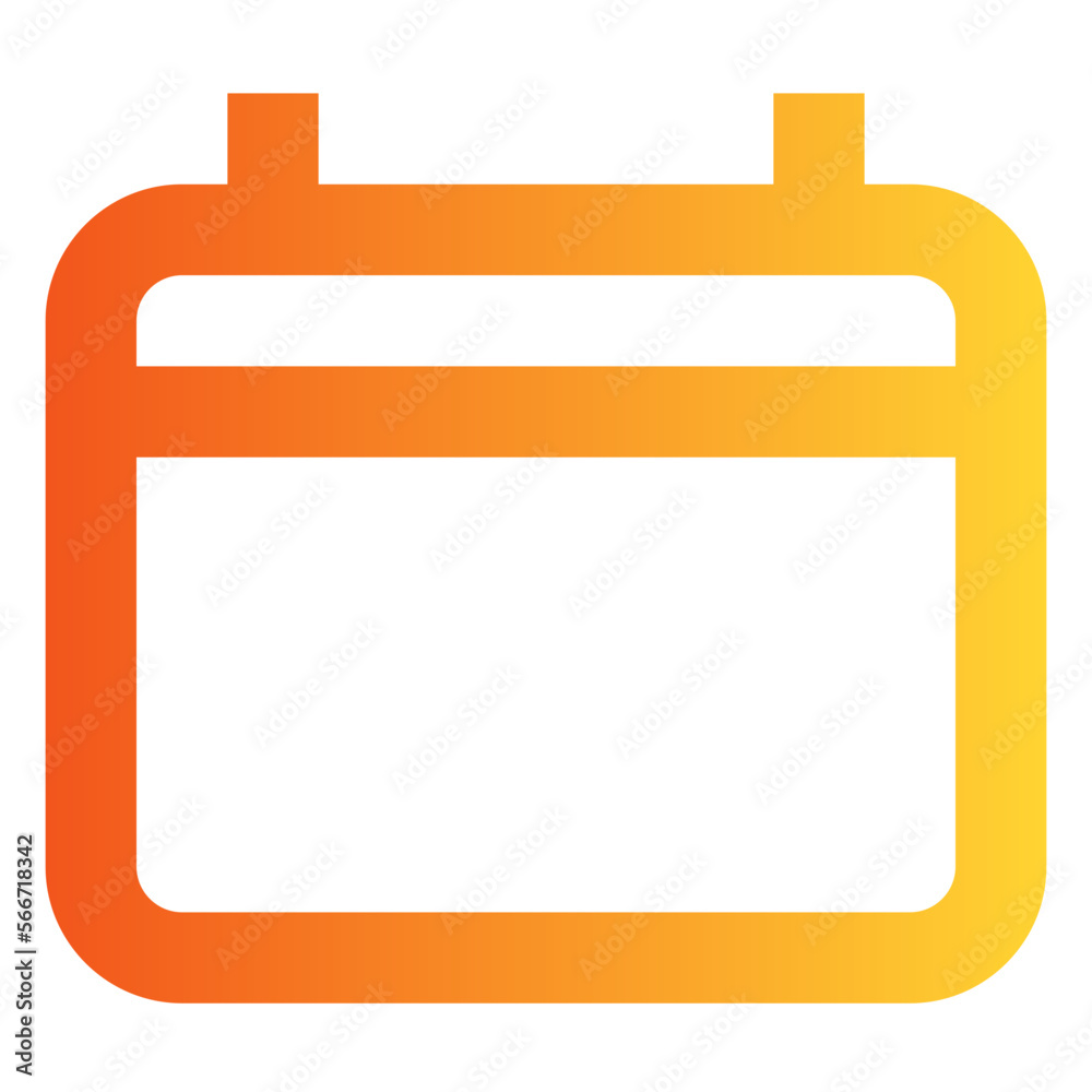 Calendar gradient icon Calendar gradient icon