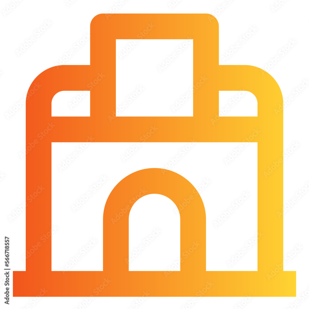 Obraz premium School gradient icon