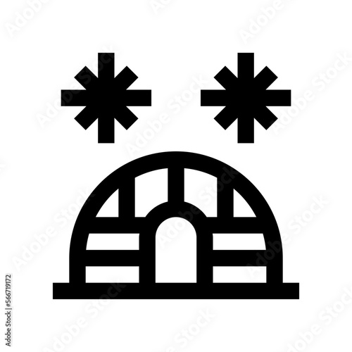 igloo icon for your website, mobile, presentation, and logo design.