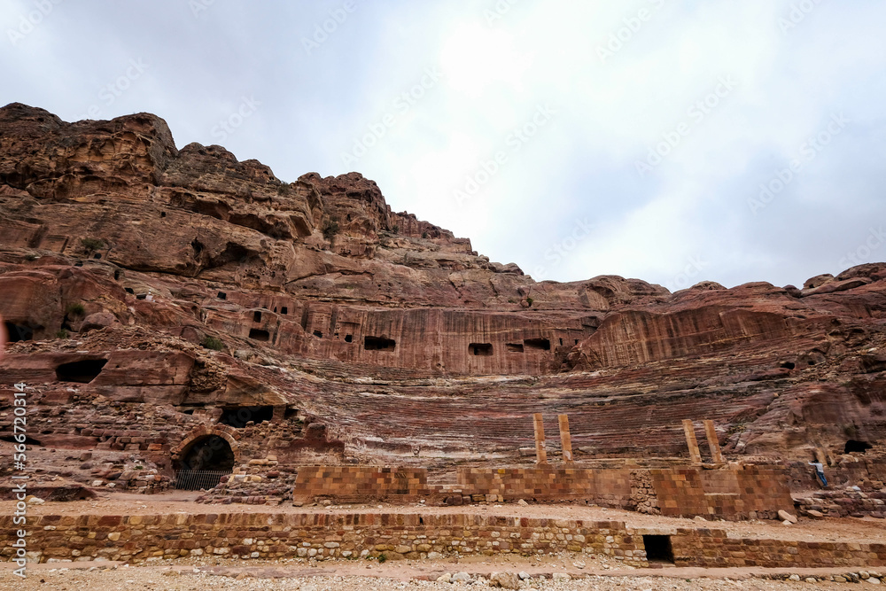 ruins of the ancient city, petra, jordan