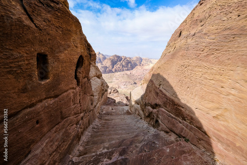 Stairs in Petra, Jordan