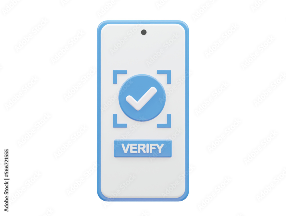 Verified icon 3d rendering vector illustration Verified icon 3d rendering vector illustration
