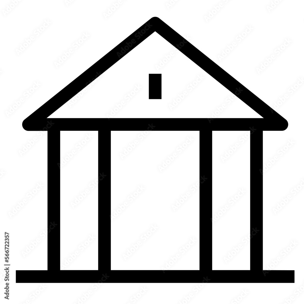Building line icon Building line icon
