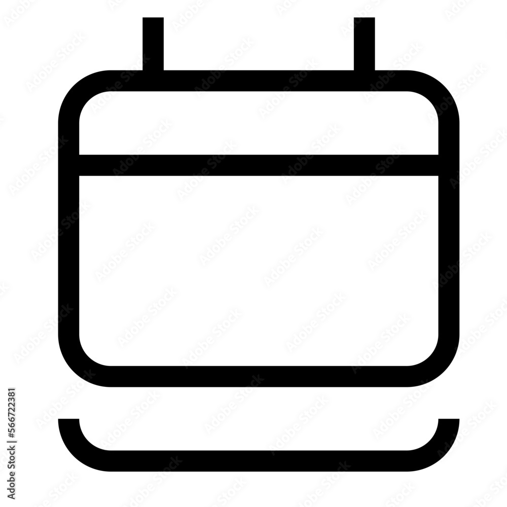 Calendar line icon Calendar line icon
