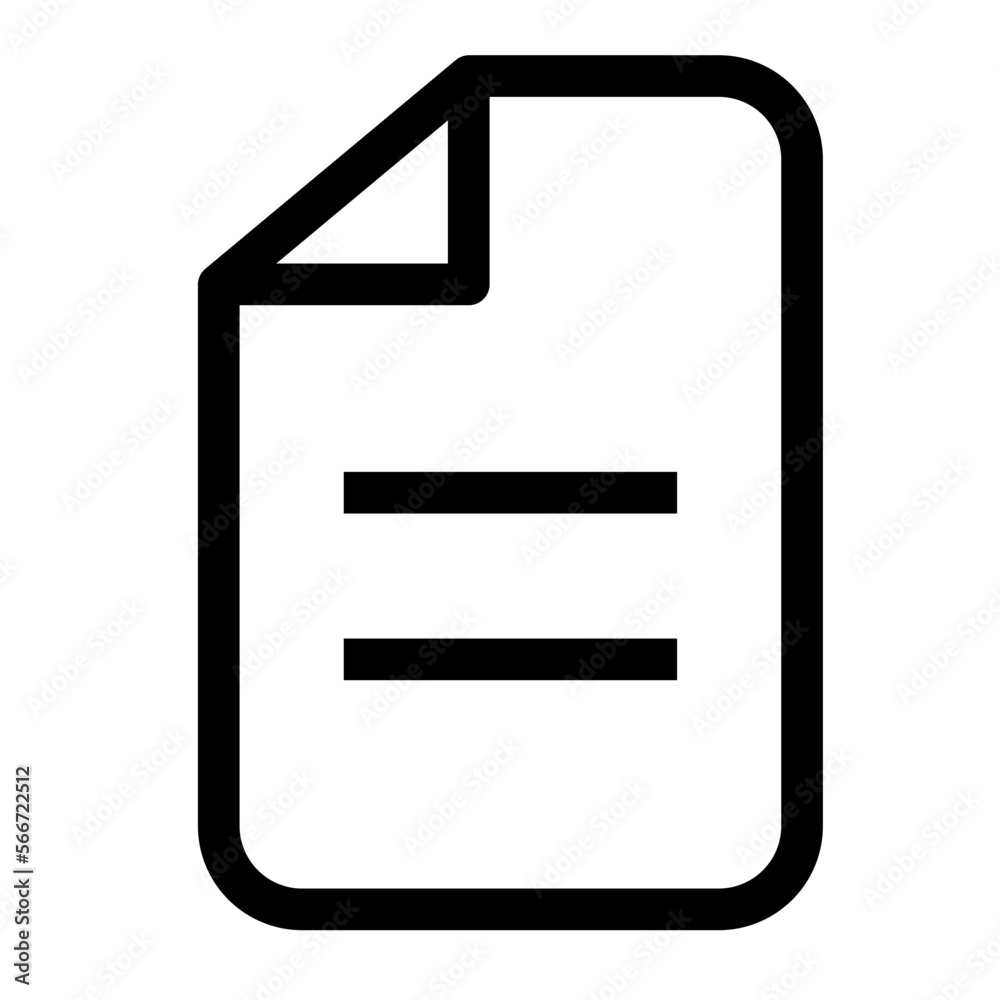 Paper line icon Paper line icon