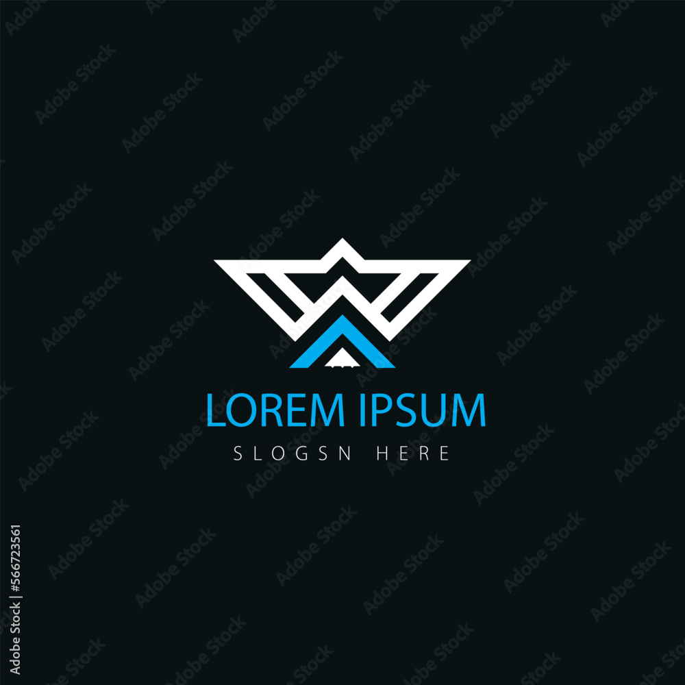 Free vector luxury letter w A logo design collection for branding corporate identity Free vector luxury letter w A logo design collection for branding corporate identity