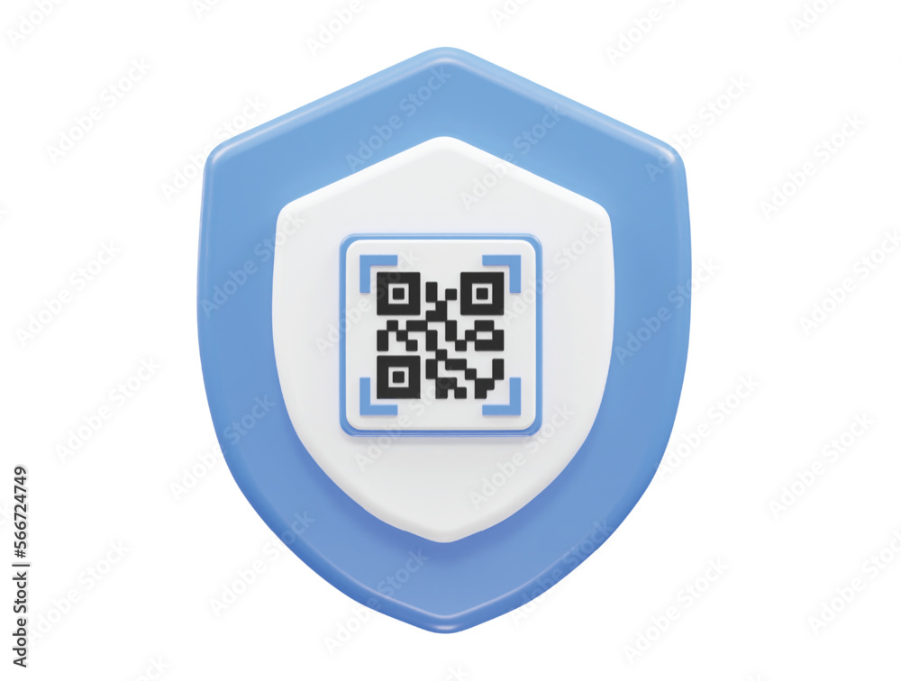 Qr code icon 3d rendering vector Qr code icon 3d rendering vector
