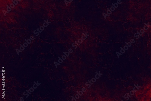 Czarne tło z delikatną czerwona, marmurkową teksturaą grunge, tajemnicze.