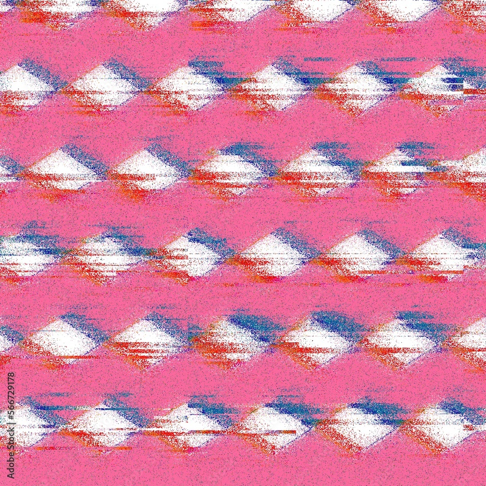 Fototapeta premium Abstrakcyjne tło, różowe, geometryczne, artefakty.